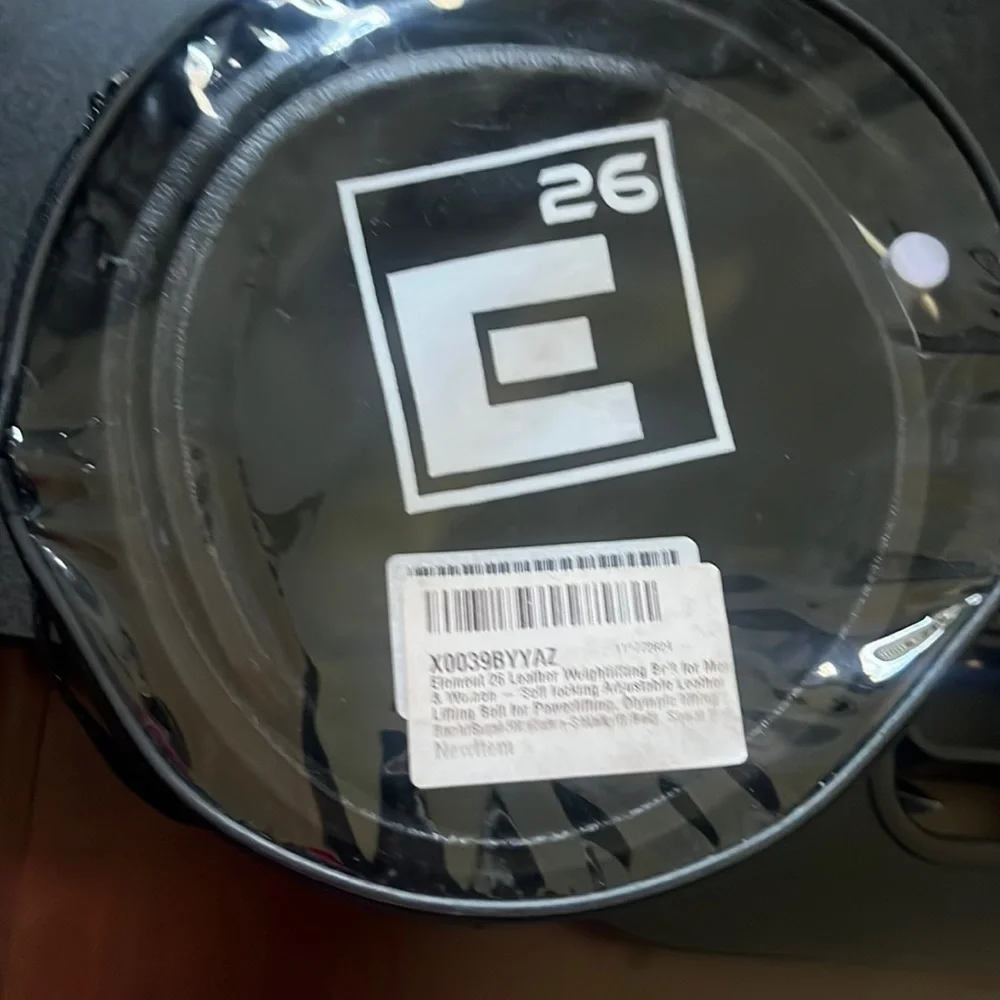 Element 26 Weightlifting Belt Black Leather XS - Picture 2 of 7